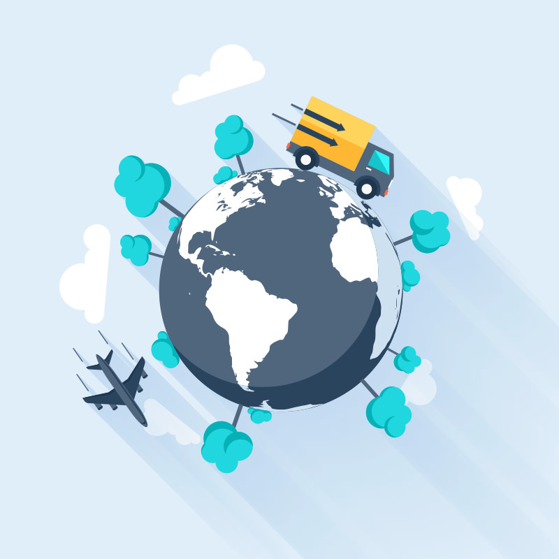 Global Delivery Illustration